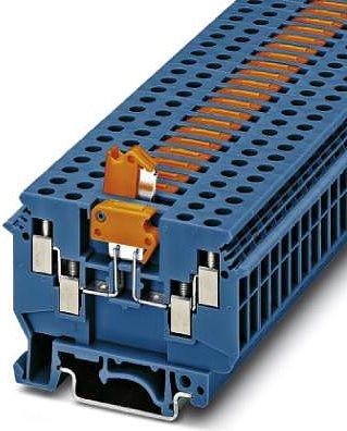 Phoenix Contact Bloc de jonction de passage UDK 4-MTK-P/P BU bleu 50 pcs.