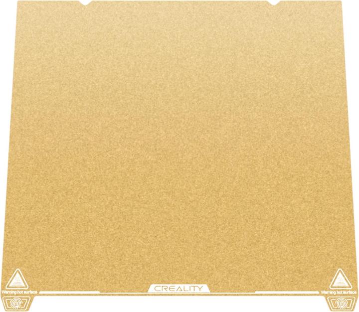 Actual product image Creality 315x310mm K1 Max PEI Gold Magnetische Federstahl Bauplatte Druckplattform (Plate)