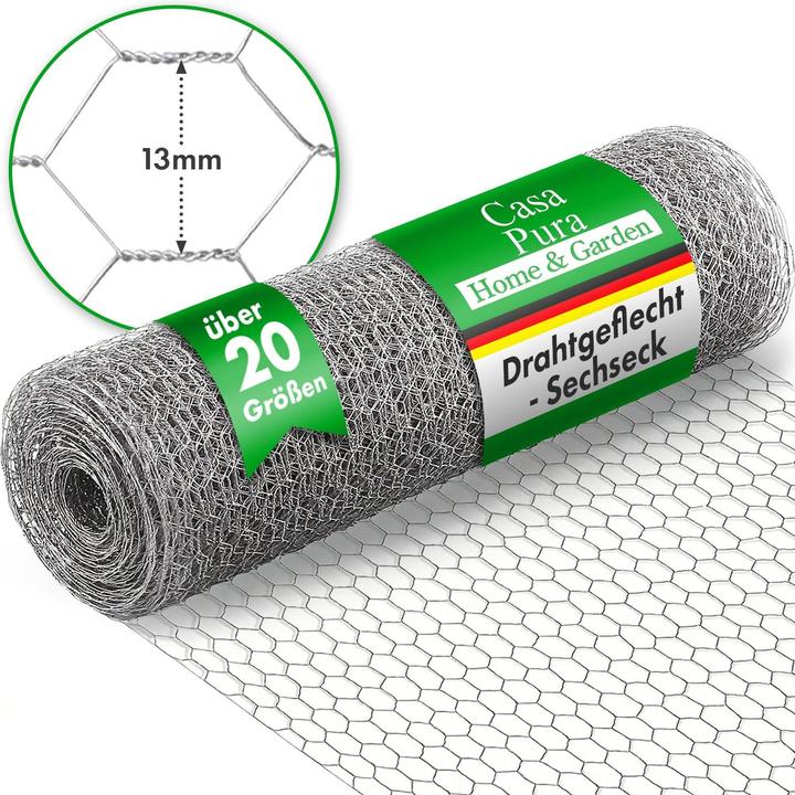 Actual product image Casa Pura Drahtzaun Kleintierzucht (25 m)
