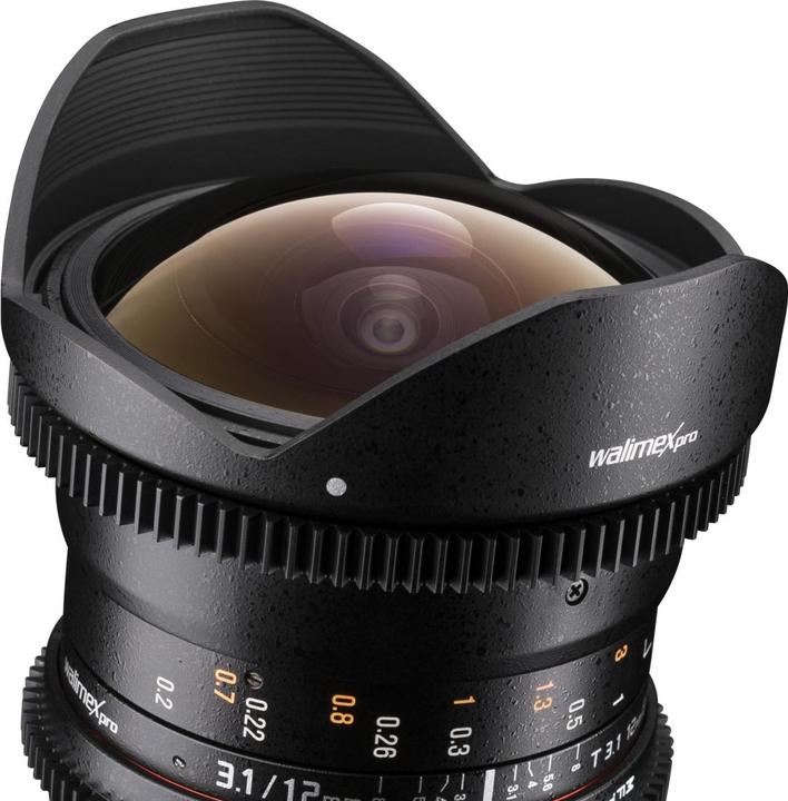 Image du produit Walimex 12/3,1 Fisheye vidéo DSLR Nikon F (Nikon F, APS-C / DX, Plein format)