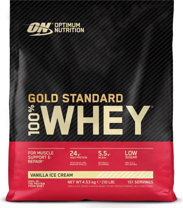 Optimum Nutrition Gold Standard 100% Whey (Vanille, 1 Stk., 4530 g)