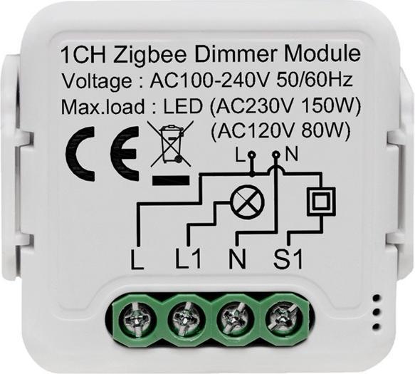 Image du produit Netplus Smart Dimmer Module 1 canal Zigbee (Actionneur de variateur)