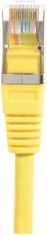 Immagine prodotto Exertis Connect Cavo patch F/UTP, CAT.6, giallo, 2,0 m Cavo patch con protezione dalla curvatura particolarmente (F/UTP, CAT6, 2 m)