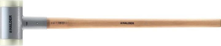Immagine prodotto Simplex Mazza HALDER, senza rinculo, con manico in hickory, Ø 100 / 6,5 kg, nylon (6500 g)