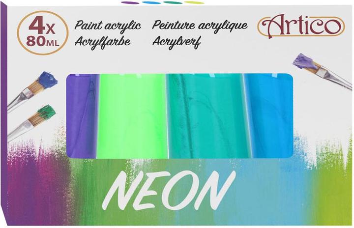 Actual product image Artico Acrylic paints (Neon)