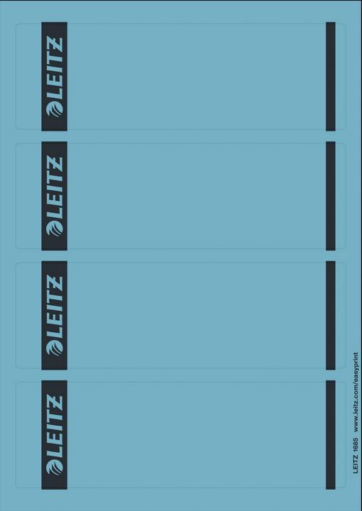Actual product image Leitz PC inscribable spine labels for quality folders 180°.