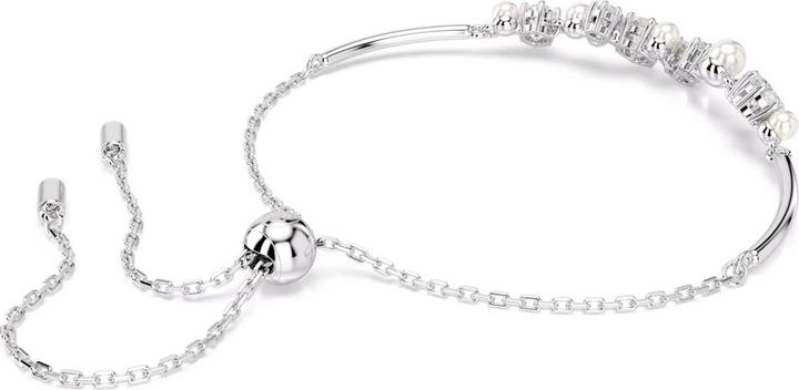 Produktbild Swarovski Constella Armreif Kristallperle Rundschliffe Weiss (24 cm, Swarovski Metall)
