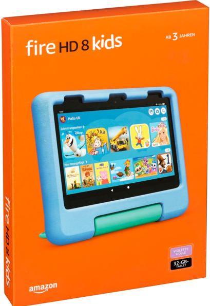 Produktbild Amazon Fire HD 8 Kids (2022) inkl. Hülle (8", 32 GB, Purple)