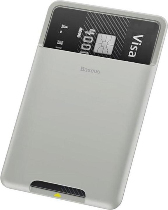 Produktbild Baseus back stick silicone card bag French grey (Universal)