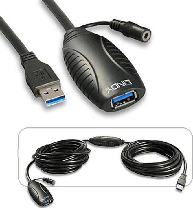 Immagine prodotto Lindy Estensione attiva USB 3.0 (10 m, USB 3.0)