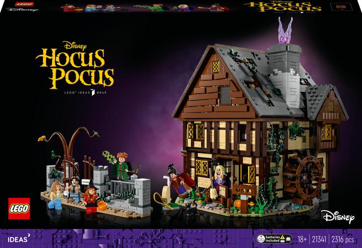 LEGO Disney Hocus Pocus: The Sanderson Sisters' Cottage (21341, LEGO Ideas, LEGO Rare Sets)