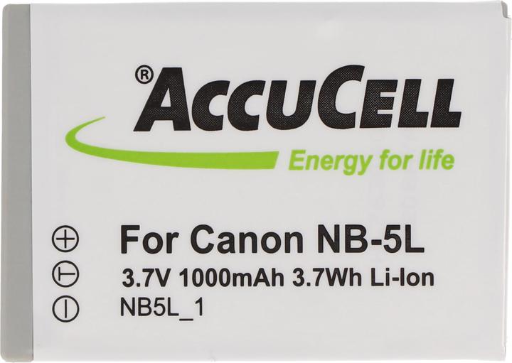 Actual product image Canon Battery NB-5L Digicam IXY 900 IS (Rechargeable battery)