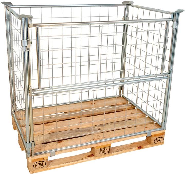 Immagine prodotto NoName Telaio superiore a rete 1200 x 800 x 1200 mm zincato Rete 10 x 10 mm (120 cm, 80 cm)