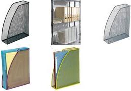 Produktbild Alba Stehsammler MESHMAG M, DIN A4, aus Drahtmetall, grau Masse:(B)260 x (T)80 x (H)335 mm (A4)