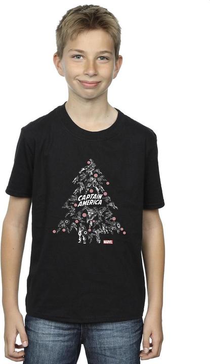 Produktbild Captain America Christmas Tree TShirt Jungen (152, 158)