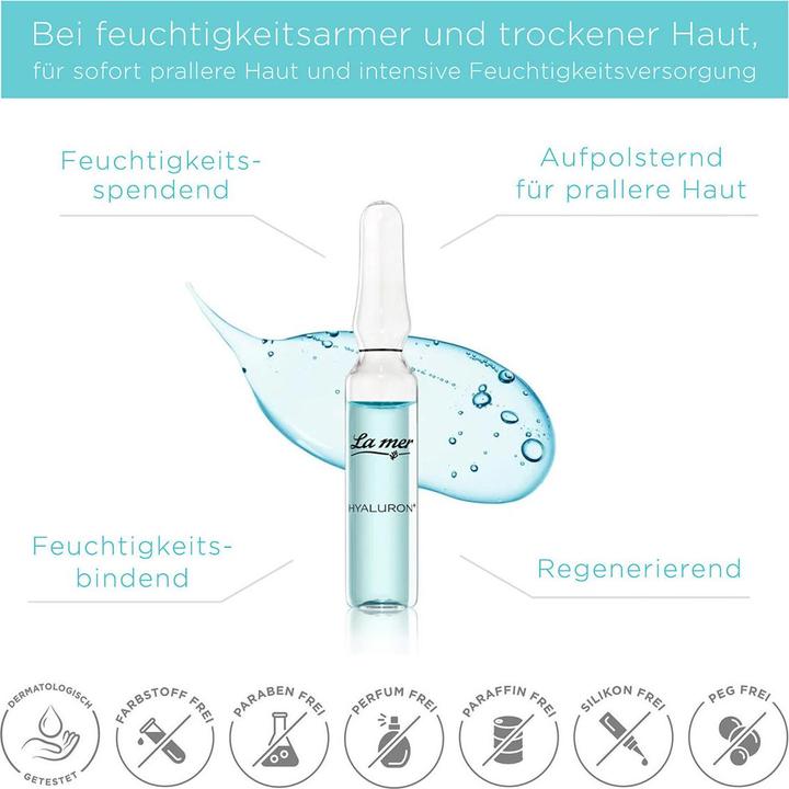 Image du produit La Mer Ampulle Hyaluron+ ohne Parfum (2 ml)