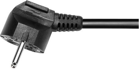 Produktbild Deltaco GT-0623 power extension 6 AC outlet(s) Indoor Black (6 x, CEE 7/3, 10 m)