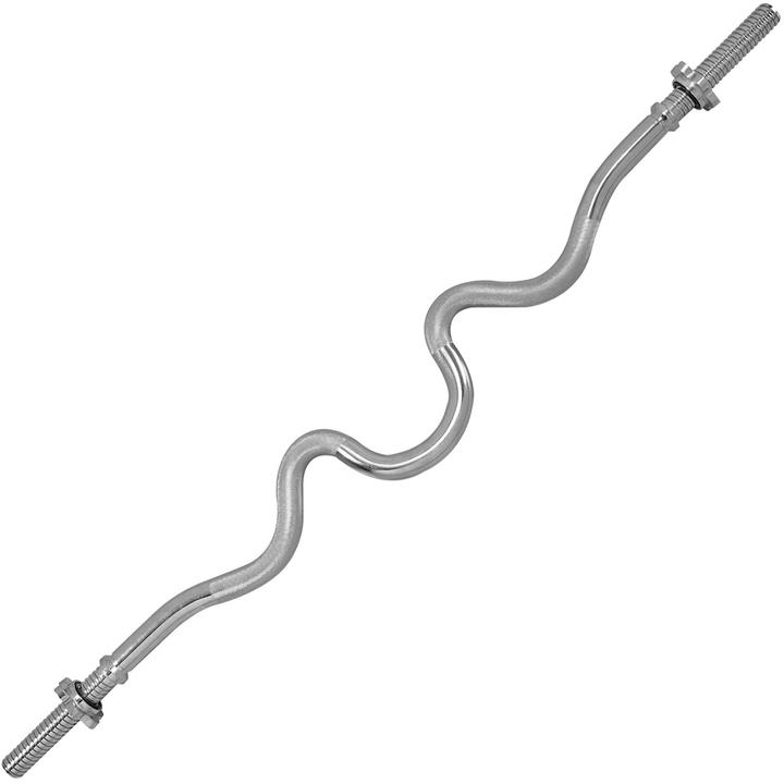 Tunturi Curl Bar mit Schraubverschluss 30 mm