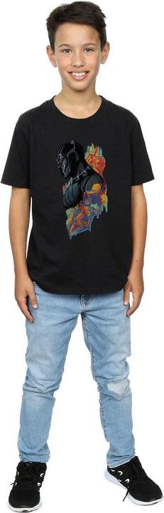 Produktbild Jungen Black Panther Profil TShirt (152, 158)