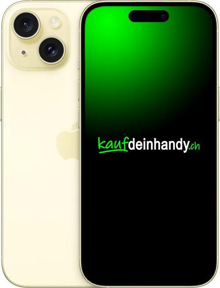 Immagine prodotto Kaufdeinhandy.ch iPhone 15 (128 GB, Giallo, A / Come nuovo)