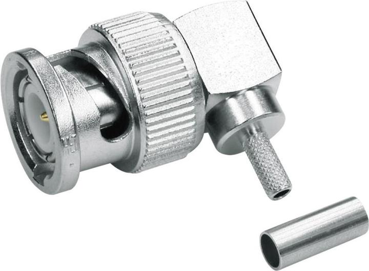 Telegärtner BNC-Kabelwinkelstecker Crimp G07 50 Ohm, löt/crimp, A0503, G07 (RG 316/U)