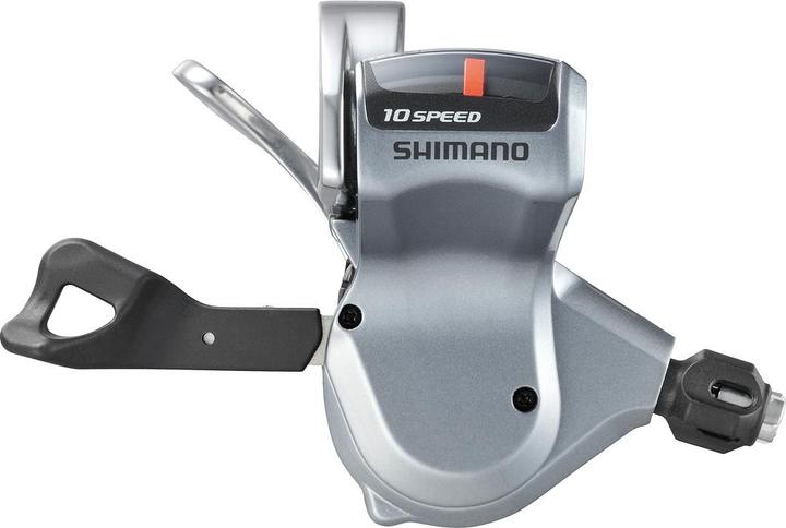 Actual product image Shimano Shift lever SL-R780 left 2-speed Rapidfire for straight handlebars silver.