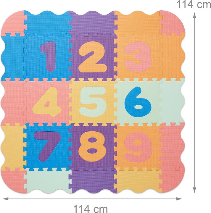 Actual product image Relaxdays 25x puzzle mat (30 x 30 x 1 cm)