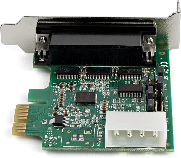 Image du produit StarTech .com Carte adaptateur série 4 ports PCI Express RS232