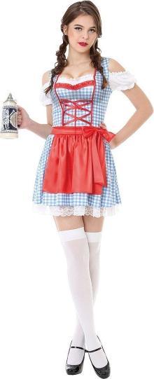 Produktbild PartyChimp Oktoberfestkleid Dirndl Steffi - Partykostüm Gr. M (M)