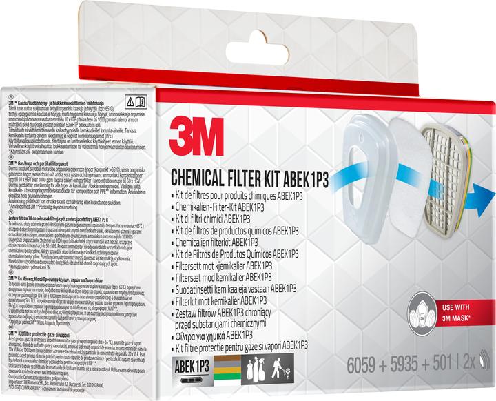 Actual product image 3M Replacement filter (ABEK1P3, 2 x)