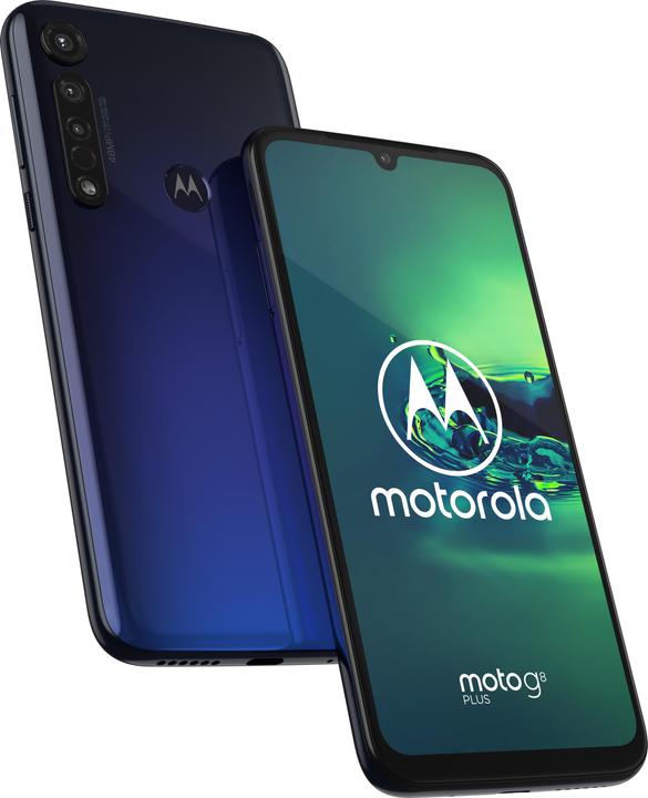 Image du produit Motorola G8 Plus (64 Go, Bleu foncé, 6.30", Double SIM hybride, 48 Mpx, 4G)