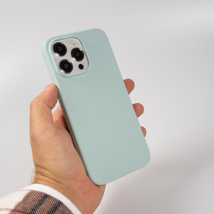Produktbild PhoneLook Hülle Soft Touch Wassergrün (Apple iPhone 15 Pro Max)