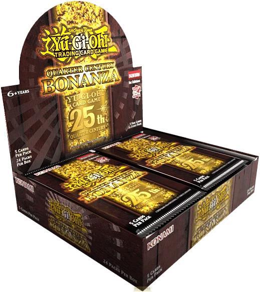 Produktbild Yu-Gi-Oh Quarter Century Bonanza Booster (Englisch, Booster Display)