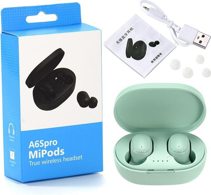 Produktbild PhoneLook Kabellose Bluetooth Kopfhörer A6S inkl. Mikrofon, Touch Control und Lade Etui mit LED Anzeige (ANC, Kabellos)
