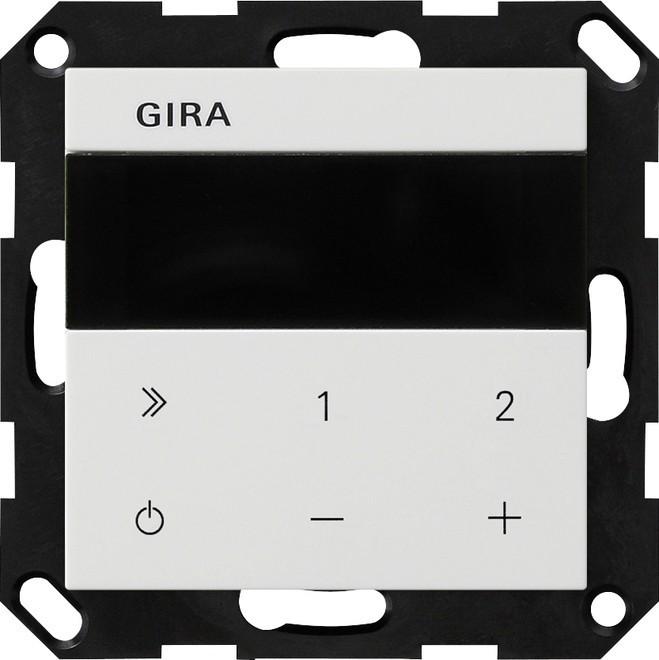 Produktbild Gira 232027 UP-Radio IP System 55 Reinwe (Internetradio, Bluetooth, WLAN)