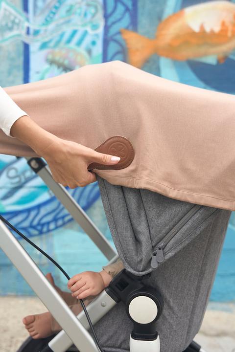 Actual product image Cloby Sun Protection Blanket - pushchair sun canopy (95 x 73 cm)