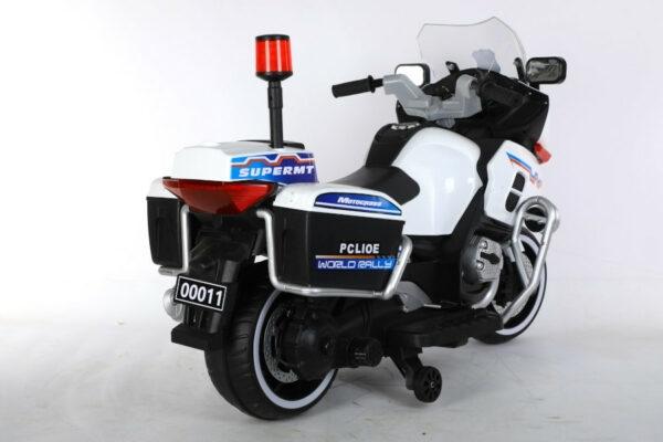 Produktbild Es-toys Elektro Kindermotorrad Polizei 011- 12V7A Akku – mit Stützräder, Musik und Lichter (12 V)