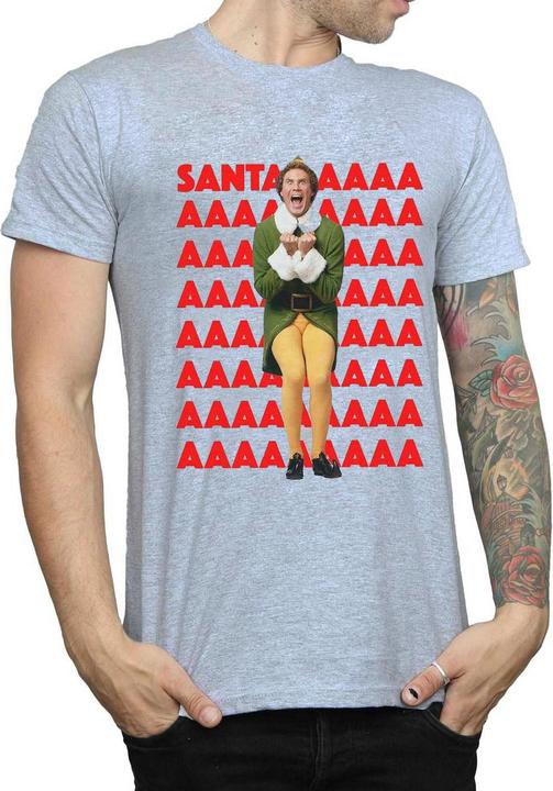Produktbild Elf Buddy Santa Scream TShirt (XXL)