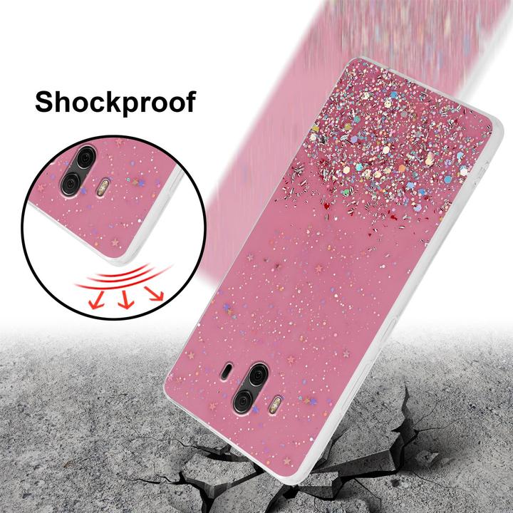 Actual product image Cadorabo TPU cover sparkling glitter (Huawei Nova 2i)