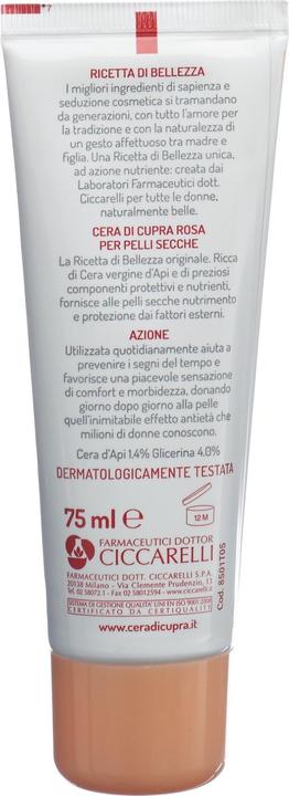 Image du produit Cera di Cupra rose (75 ml, Crème 24h)