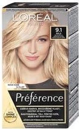 Actual product image L'Oréal Paris Loreal Professionnel - Preference Hair Colour - Permanent Hair Color 9.1 Oslo Very Lighthonde