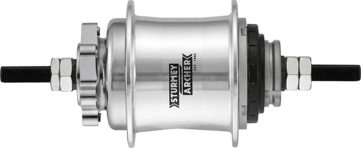 Image du produit Sturmey Archer Achternaaf 2-speed automatisch - 36-gaats - schijfrem - zilver - aluminium