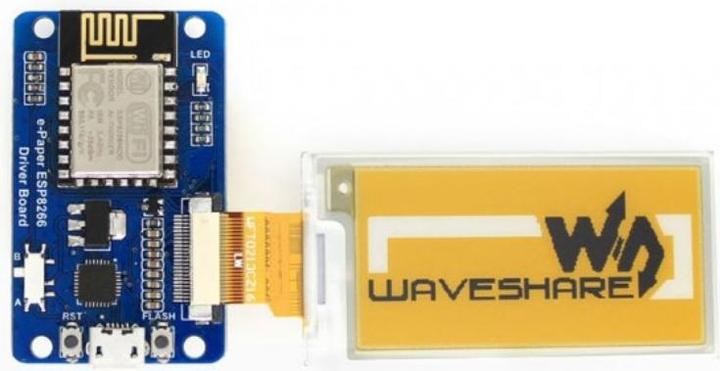Actual product image WaveShare ESP8266 Universal Raw e-Paper Driver Board WiFi