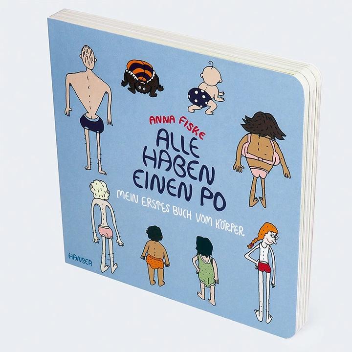 Actual product image Everyone has a bum - My first book about the body (cardboard picture book) (German)