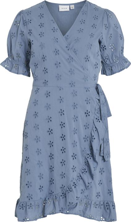 Vila Kurzärmeliges Wickelkleid (40)