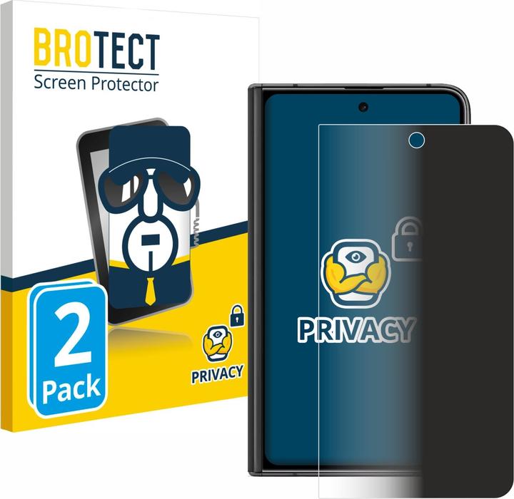 Produktbild BROTECT Sichtschutzfolie Anti-Spy Privacy Folie Blaulicht-Schutz (2 Stück, Google Pixel Fold)