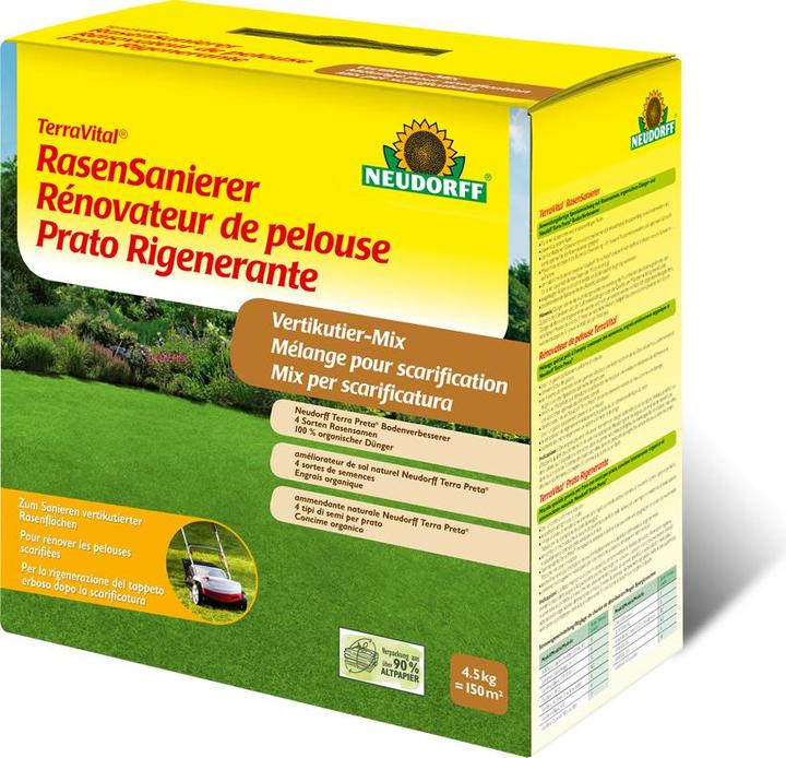 Actual product image Neudorff TerraVital Lawn Renovator 4.5 kg (Lawn reseed)