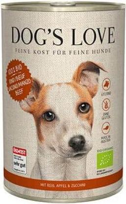 Actual product image Dog's love BIO beef & rice (Adult, 6 pcs., 6000 g)