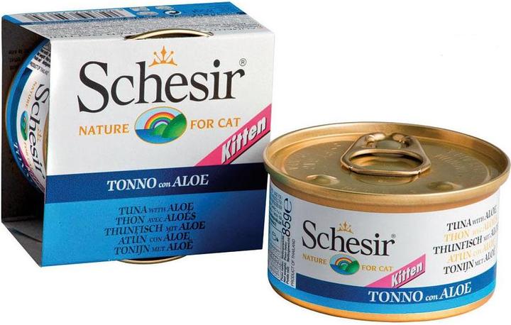 Actual product image Schesir Kitten in Jelly - tin (Adult, 1 pcs., 85 g)