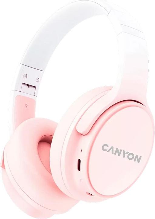 Produktbild Canyon Bluetooth Headset OnRiff 4 On-Ear/BT5.3 pink retail (keine Geräuschunterdrückung, 50 h, Kabellos)